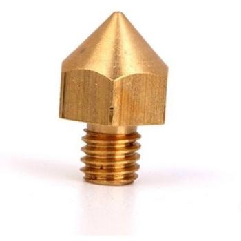 0,2 mm De cobre de boquillas de cabezales para 3 mm Filament 3D impresora electrónico de extrusión Golden