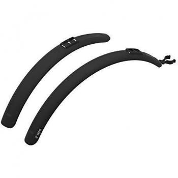 Zefal Trail Teen 60 Set de Guardabarros, Unisex, Negro, 24/61 cm