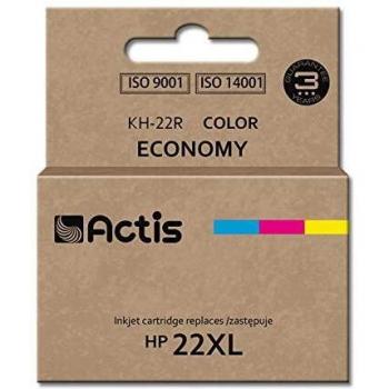 Cartucho de Tinta Actis KH-22R Compatible HP 22XL - Cian, Magenta, Amarillo - 18 ml - 1 Pieza