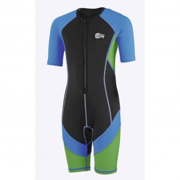 Beco Joven Sealife de Traje Ropa, niño, Sealife-Shorty, Azul y Verde, 80