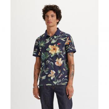 Polo Levi's Housemark Flores Marino para Hombre