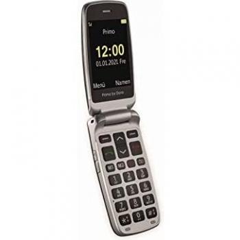 Doro Primo 418 - Teléfono con cámara de 7,11 cm (2.8 pulgadas) y 110 g en color grafito