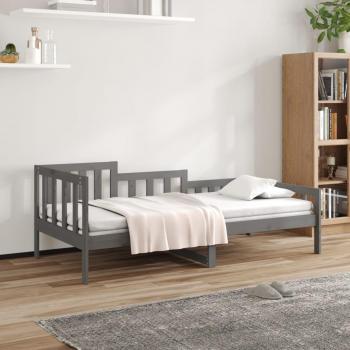 Sofá cama Dormeuse 90x200 cm madera maciza de pino gris