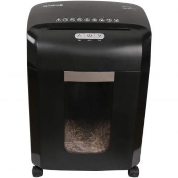 Olympia CC 415.4 - Trituradora de papel profesional, corte en partículas P4, hasta 15 hojas, 65 dB, color negro