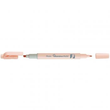 Pentel Illumina Flex marcador de punta de cincel/fina color naranja (SLW11P-FE)