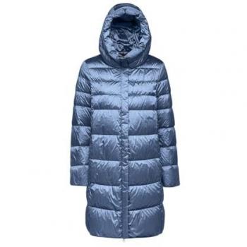 Geox Adrya Women's Hooded Puffer Jacket Regular Fit Blue