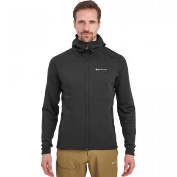 Montane Men's Fury Fleece Hooded Jacket, M Black