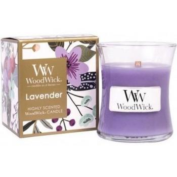 WoodWick 98390EU - Lavanda Vela aromática en tarro, color violet Mini Caja Regalo color Violet