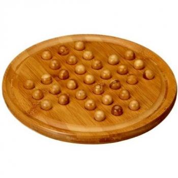 Philos Deluxe Bamboo Solitaire Game 22cm