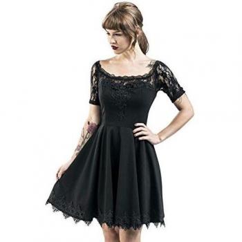 Spin Doctor Amara Mini Dress Mujer Vestidos de Longitud Media Negro M