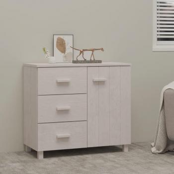 Aparador HAMAR de madera maciza de pino blanco 90x40x80 cm