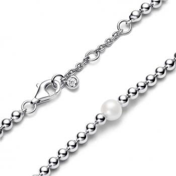 Pulsera Pandora Timeless de plata color blanco