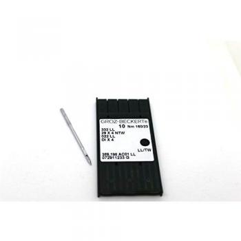 Groz BECKERT 29 x 4ntw, 332ll piel Industrial Agujas para máquina de coser para Singer 29 K Patcher tamaño 160/23 x10