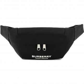 Burberry Men's Nylon Belt Bag in Black