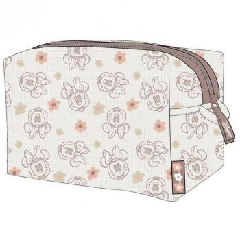 Neceser de Viaje Minnie Mouse Disney en Algodón Beige con Estampado - Cerdá