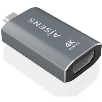 Adaptador USB-C a HDMI 2.0 Aisens A109-0862 - Carcasa de aluminio - Resolución 4K@60Hz - Profundidad de color 48 Bit/Px - Ancho de banda