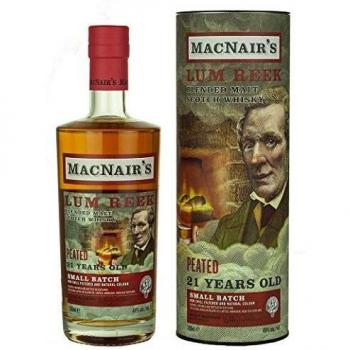 Whisky Blended Malt Ahumado MacNair's Lum Reek 21 Años 48% 0,7L