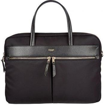 Knomo Hanover - Maletín delgado para ordenador portátil de 14, color negro