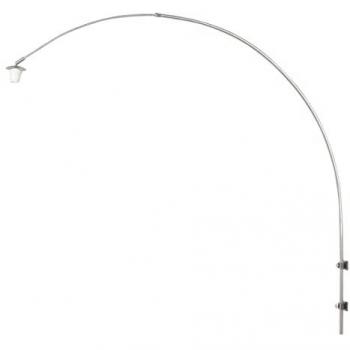 Aplique de Pared Steinhauer Sienna Luz Brillante Acero Cepillado