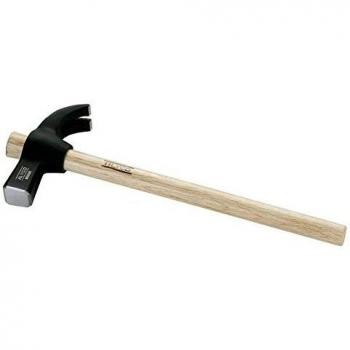 Alyco 196575 - Martillo de una curva 800 gr mango madera 390 mm