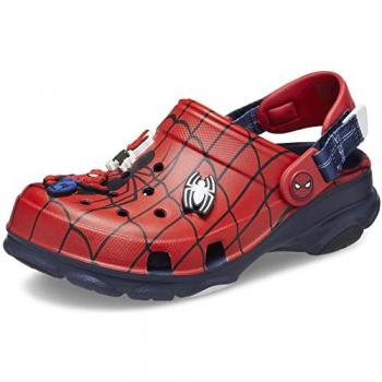 Crocs Spider-Man All Terrain Clog Sandals - Red - Size 36-37
