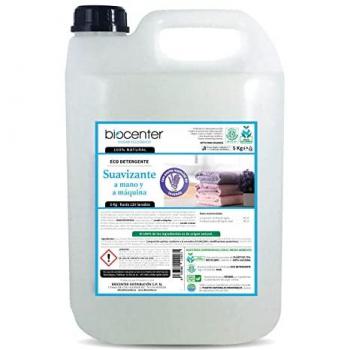 Suavizante ecológico para ropa Biocenter - Garrafa Ecofriendly de 5 Kg (Lavanda)