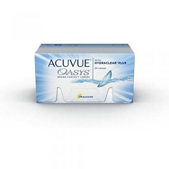 ACUVUE® OASYS with HYDRACLEAR® PLUS - Lentillas quincenales - protección UV - 24 lentes