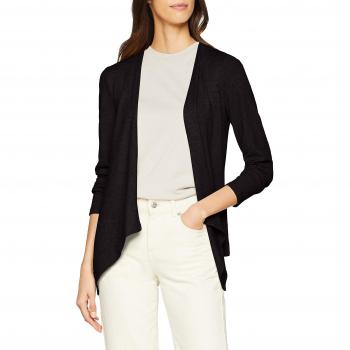 Only Onlashley L/s Cardigan Jrs, Chaqueta Punto para Mujer, Negro