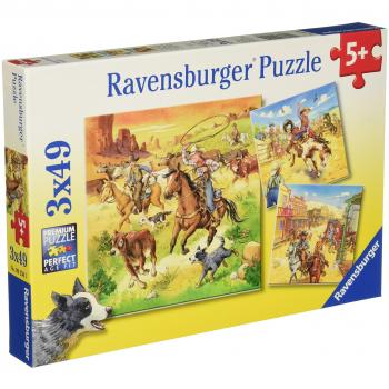 Rompecabezas Ravensburger Lejano Oeste - 49 piezas