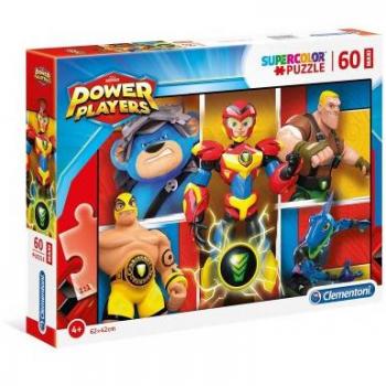 Puzzle Maxi Power Players 60 Piezas Clementoni