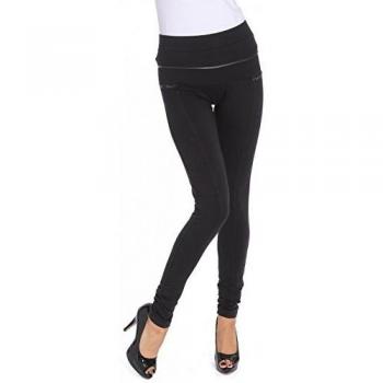 Capri Moda - Para mujer Leggings Pantalón con Bolsillos - Lantejuelas - 2250