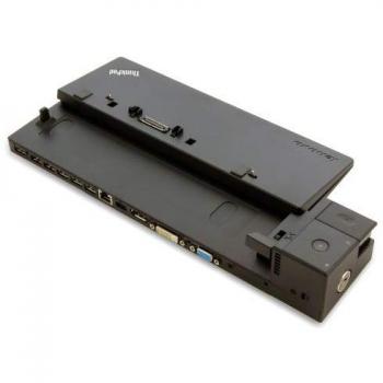Base para portátil Lenovo ThinkPad Pro con cerradura y replicador de puertos USB, modelo 04W3948, color negro