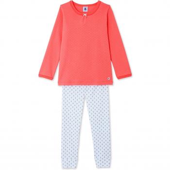 Petit Bateau 22564, Conjuntos de Pijama para Niñas, Rosa