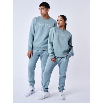 Project X Paris Unisex Crewneck Sweatshirt - Blue Green Size S