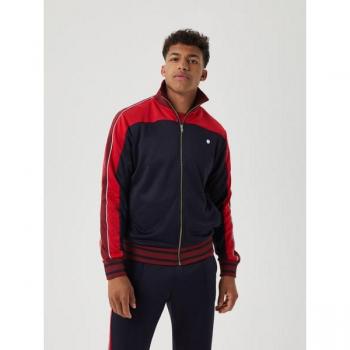 Björn Borg Ace Retro Track Training Jacket Men - Dark Blue, Size S