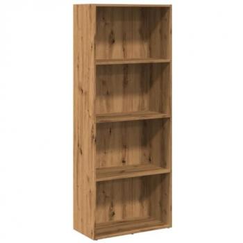 Librería Estantería de Madera de Ingeniería Roble Artisan 60x30x152 cm