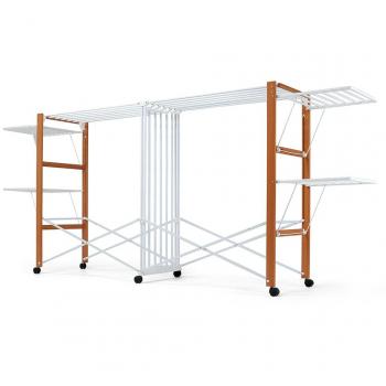 Tendedero Plegable Extensible Foppapedretti de Madera Noce