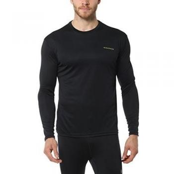 Ultrasport Endurance Vanda Performance - Camiseta de manga larga para hombre, color negro, talla XL