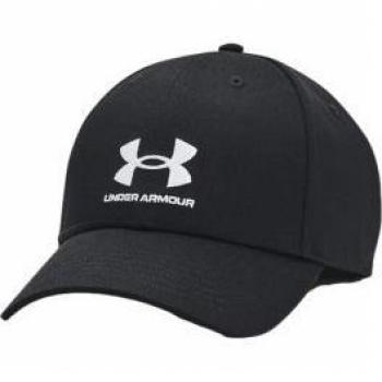 Under Armour Men's Branded Adjustable Baseball Cap - Black, Casual Sports Polyester, One Size Fits All
