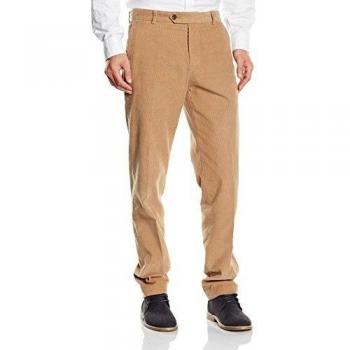 Brooks Brothers Milano Velluto 14 Wale - Pantalón para hombre, beige