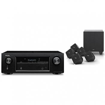 Denon sys-52020bt sintoamplificatore y sistema de altavoces, negro