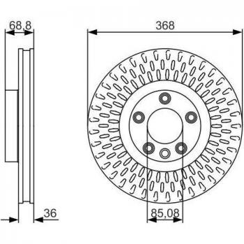 Disco de freno BOSCH 0 986 479 A33