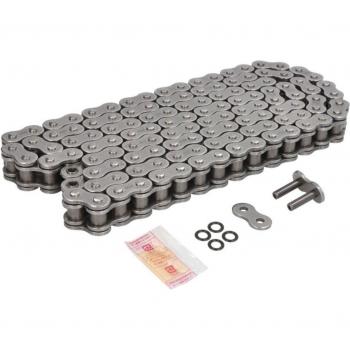 Cadena de transmisión DID 530ZVM-X2 X-Ring 530, características: diseño X-Ring para menor fricción y mayor durabilidad, eslabones reforzados para soportar altas cargas, compatible con motocicletas de alto
