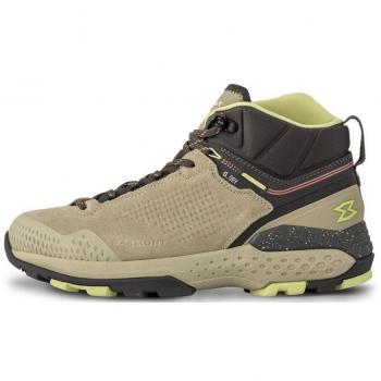 Zapatillas de senderismo GARMONT Groove Mid G-Dry beige mujer - 37, características: impermeables, transpirables, suela de goma antideslizante, diseño mid-cut para soporte en el tobillo, plantilla cómoda