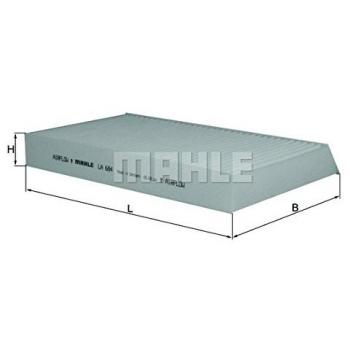 Mahle Siervo filtro la684 Interior filtro de aire
