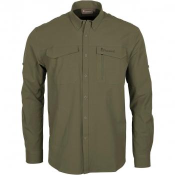 Pinewood Everyday Travel Long Sleeve Shirt Green XXL