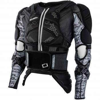 O'Neal | Chaqueta Protectora | MX Enduro | Protector de Espalda con Espuma IPX, cinturón elástico de riñón, Amplia ventilación de Malla | Chaqueta Protectora MADASS Moveo | Adultos | Negro | Talla XL