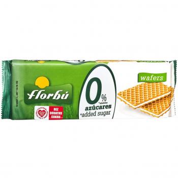 Barquillos Wafers Rellenos Sin Azúcares Añadidos 150 g - Florbú