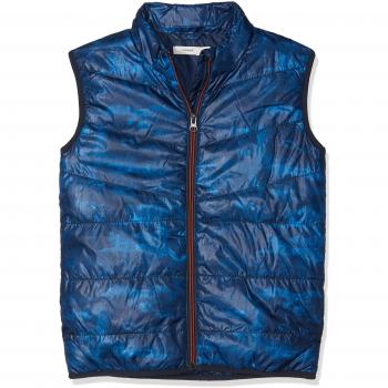 NAME IT Nkmmylane AOP Vest, Chaleco para Niños, Azul Dress Blues, 146