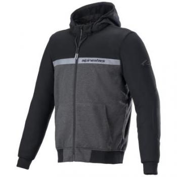 Chaqueta textil para motocicleta Alpinestars Chrome Street - Negro Gris (XL)